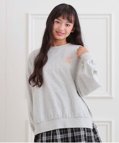 PINK-latte / ピンク ラテ スウェット | アニマルプリント裏毛プルオーバー