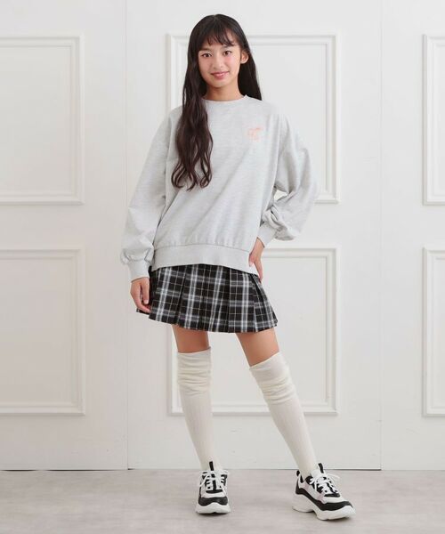 PINK-latte / ピンク ラテ スウェット | アニマルプリント裏毛プルオーバー | 詳細11