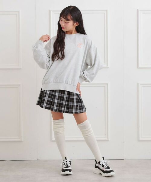 PINK-latte / ピンク ラテ スウェット | アニマルプリント裏毛プルオーバー | 詳細12