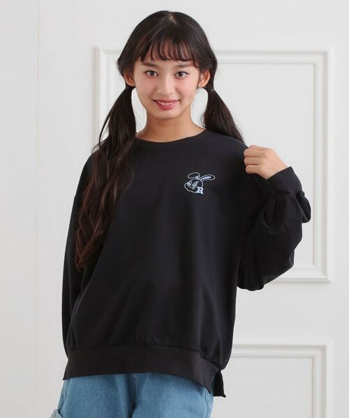 PINK-latte / ピンク ラテ スウェット | アニマルプリント裏毛プルオーバー | 詳細14