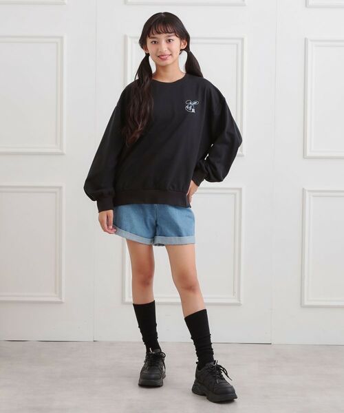 PINK-latte / ピンク ラテ スウェット | アニマルプリント裏毛プルオーバー | 詳細15