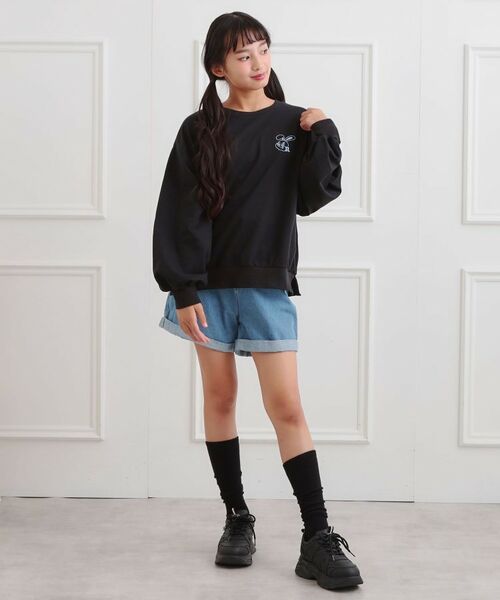 PINK-latte / ピンク ラテ スウェット | アニマルプリント裏毛プルオーバー | 詳細16