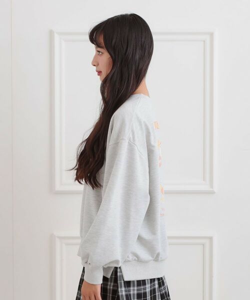 PINK-latte / ピンク ラテ スウェット | アニマルプリント裏毛プルオーバー | 詳細3