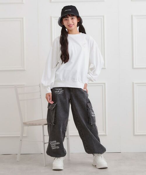 PINK-latte / ピンク ラテ スウェット | アニマルプリント裏毛プルオーバー | 詳細8