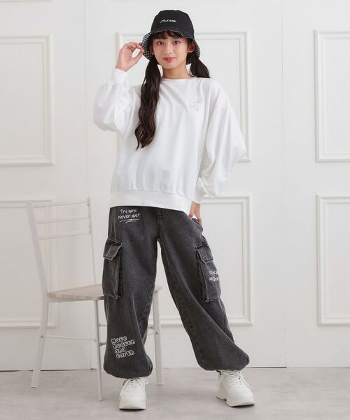 PINK-latte / ピンク ラテ スウェット | アニマルプリント裏毛プルオーバー | 詳細9