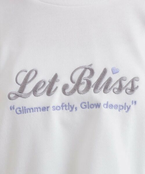 PINK-latte / ピンク ラテ スウェット | レースアップ刺繍裏毛プルオーバー | 詳細10