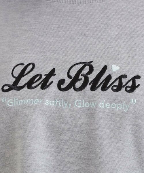 PINK-latte / ピンク ラテ スウェット | レースアップ刺繍裏毛プルオーバー | 詳細14