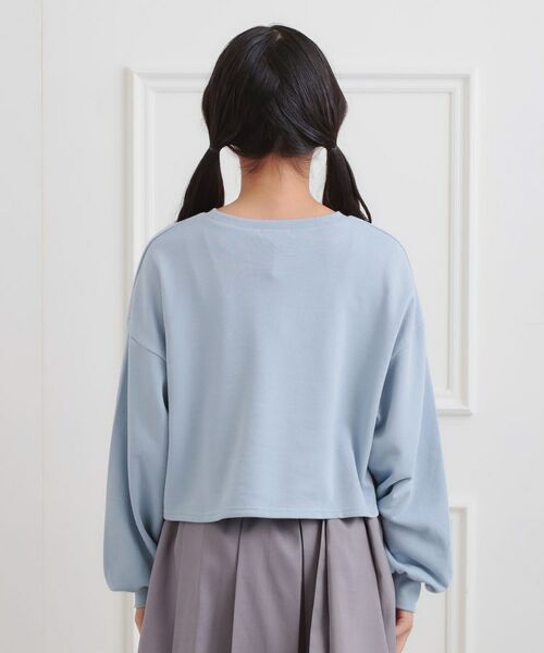 PINK-latte / ピンク ラテ スウェット | レースアップ刺繍裏毛プルオーバー | 詳細3