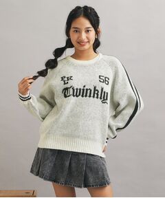 PINK-latte / ピンク ラテ ニット・セーター | アソートジャカードプルオーバー