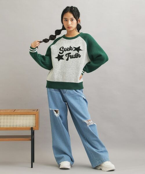 PINK-latte / ピンク ラテ ニット・セーター | アソートジャカードプルオーバー | 詳細16