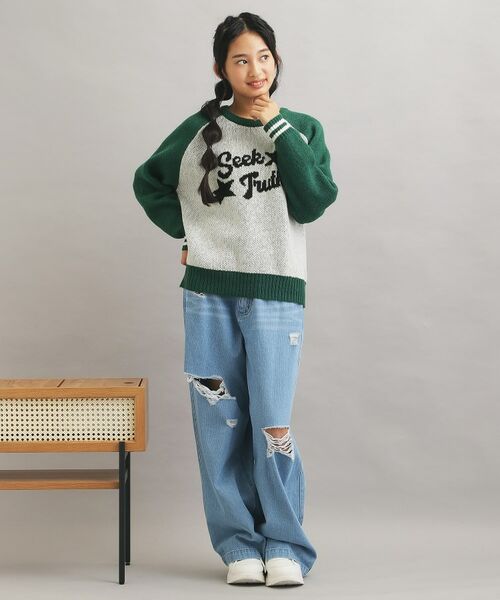 PINK-latte / ピンク ラテ ニット・セーター | アソートジャカードプルオーバー | 詳細17