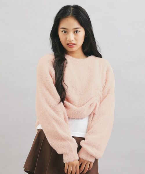PINK-latte / ピンク ラテ ニット・セーター | 【セットアイテム】ドロスト＋ロンTセットプルオーバー | 詳細12