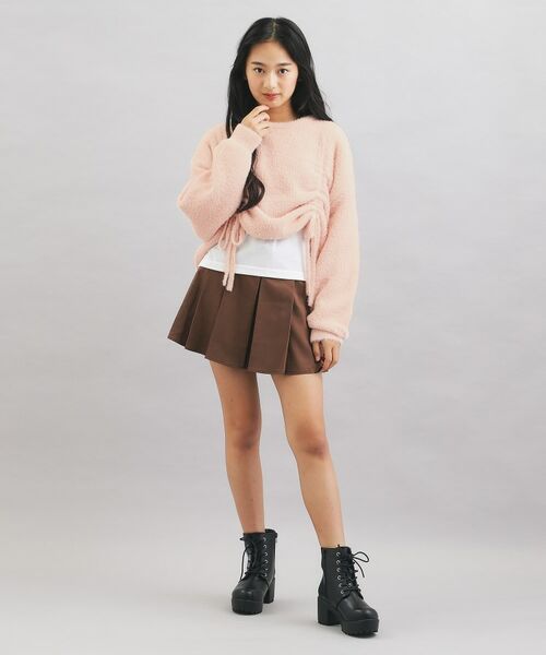 PINK-latte / ピンク ラテ ニット・セーター | 【セットアイテム】ドロスト＋ロンTセットプルオーバー | 詳細13