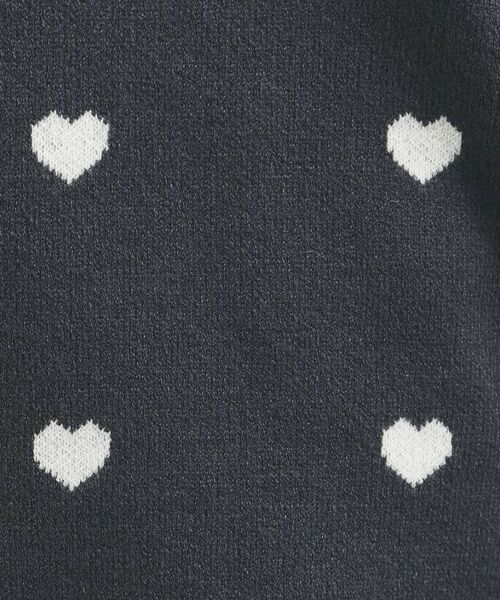 PINK-latte / ピンク ラテ ニット・セーター | ウォッシャブルハート柄ニットプルオーバー | 詳細15