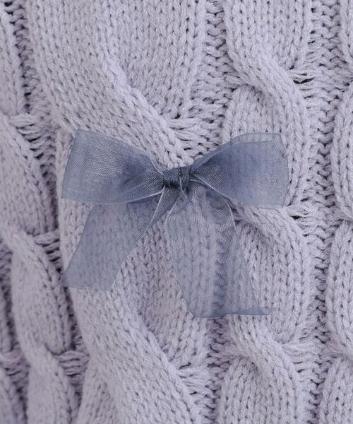 PINK-latte / ピンク ラテ ニット・セーター | リボン付ニットプルオーバー | 詳細18