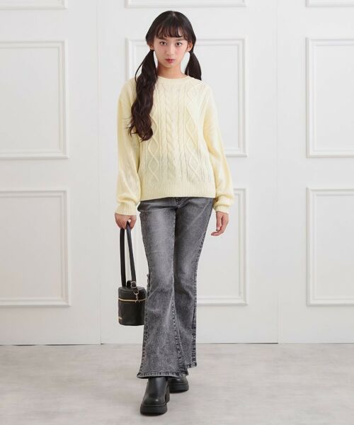 PINK-latte / ピンク ラテ ニット・セーター | 【プチプラ】ケーブルニット | 詳細20