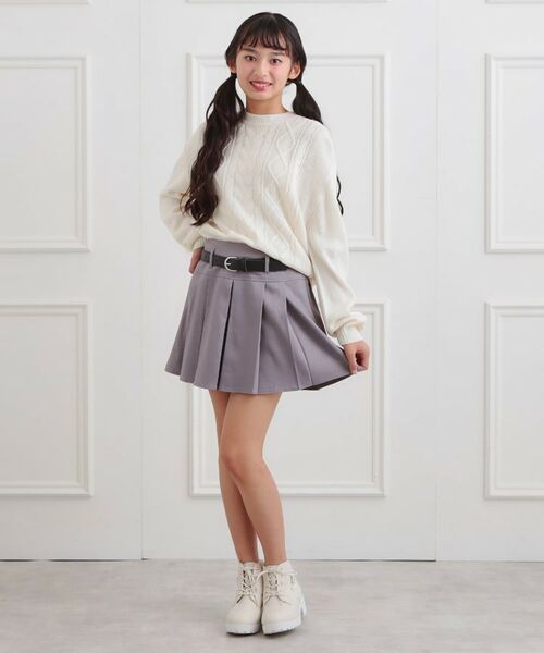 PINK-latte / ピンク ラテ ニット・セーター | 【プチプラ】ケーブルニット | 詳細9