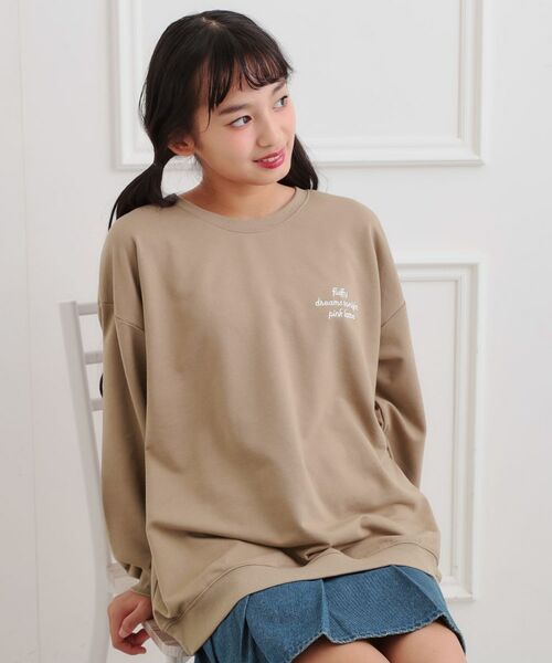 PINK-latte / ピンク ラテ スウェット | クマちゃんミニ裏トレーナー | 詳細19