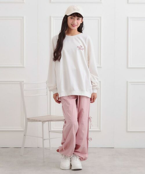 PINK-latte / ピンク ラテ スウェット | クマちゃんミニ裏トレーナー | 詳細8