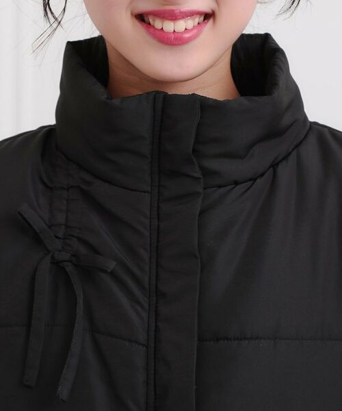 PINK-latte / ピンク ラテ ダウンジャケット・ベスト | 中綿リボンベスト | 詳細4