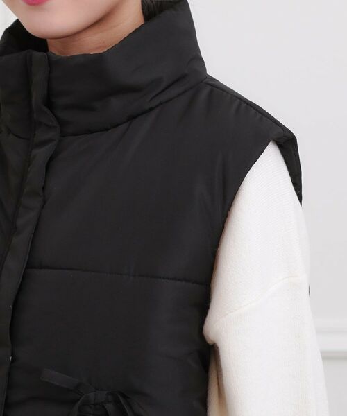PINK-latte / ピンク ラテ ダウンジャケット・ベスト | 中綿リボンベスト | 詳細5