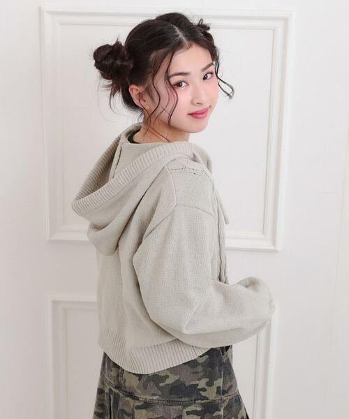 PINK-latte / ピンク ラテ カーディガン・ボレロ | モールニットケーブルカーディガン | 詳細11