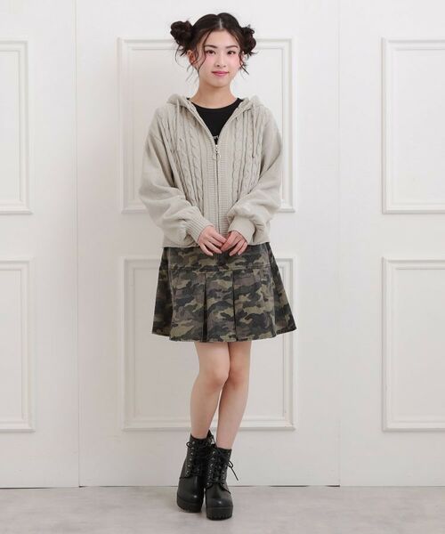 PINK-latte / ピンク ラテ カーディガン・ボレロ | モールニットケーブルカーディガン | 詳細13