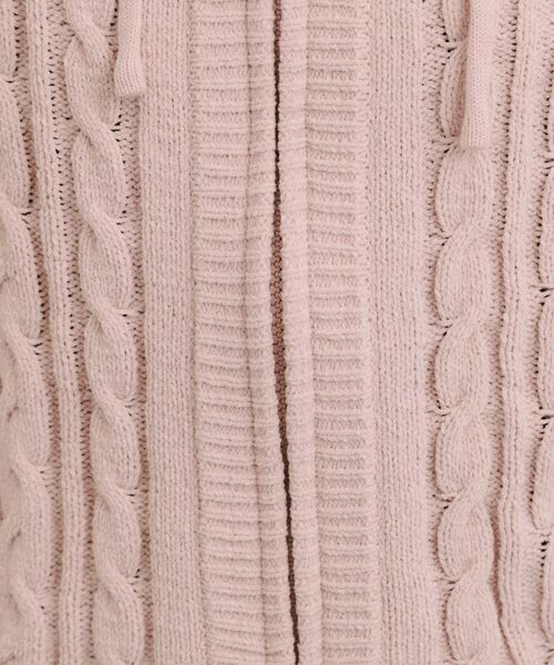 PINK-latte / ピンク ラテ カーディガン・ボレロ | モールニットケーブルカーディガン | 詳細18
