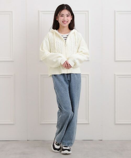 PINK-latte / ピンク ラテ カーディガン・ボレロ | モールニットケーブルカーディガン | 詳細8