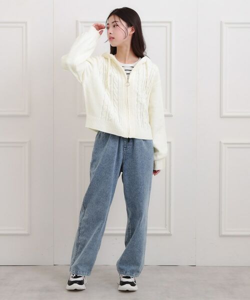 PINK-latte / ピンク ラテ カーディガン・ボレロ | モールニットケーブルカーディガン | 詳細9