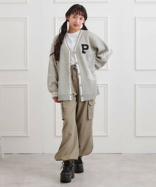 PINK-latte / ピンク ラテ カーディガン・ボレロ | ラクガキ柄ロングカーディガン | 詳細12