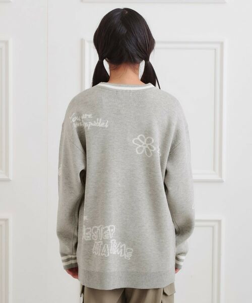 PINK-latte / ピンク ラテ カーディガン・ボレロ | ラクガキ柄ロングカーディガン | 詳細3