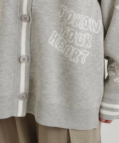 PINK-latte / ピンク ラテ カーディガン・ボレロ | ラクガキ柄ロングカーディガン | 詳細6