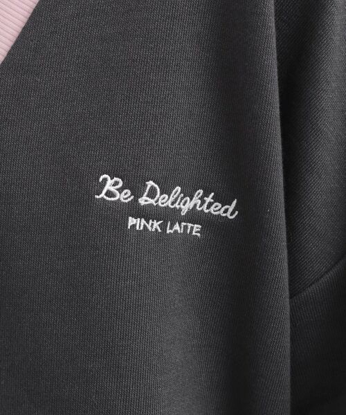 PINK-latte / ピンク ラテ カーディガン・ボレロ | クマちゃん裏毛カーディガン | 詳細10