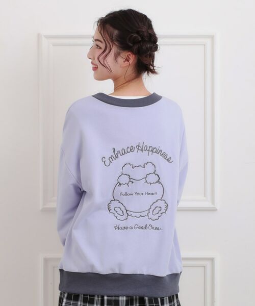 PINK-latte / ピンク ラテ カーディガン・ボレロ | クマちゃん裏毛カーディガン | 詳細11