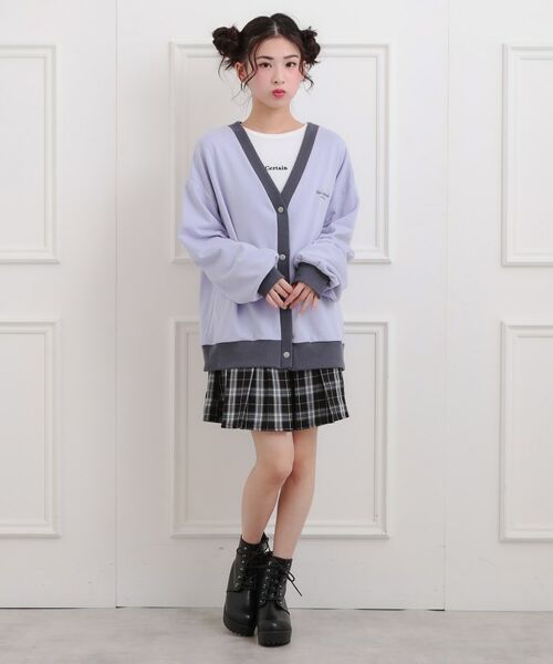 PINK-latte / ピンク ラテ カーディガン・ボレロ | クマちゃん裏毛カーディガン | 詳細12