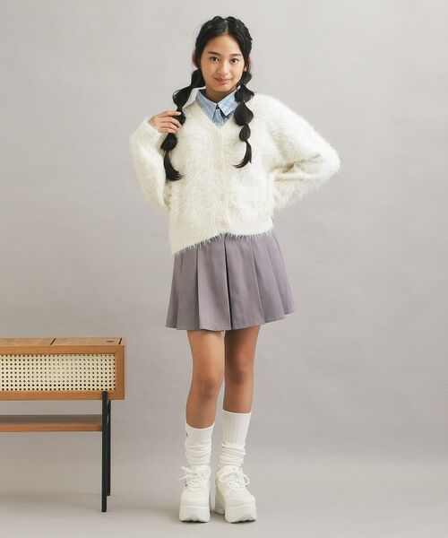 PINK-latte / ピンク ラテ カーディガン・ボレロ | ウォッシャブルロゴシャギーニットカーディガン | 詳細10