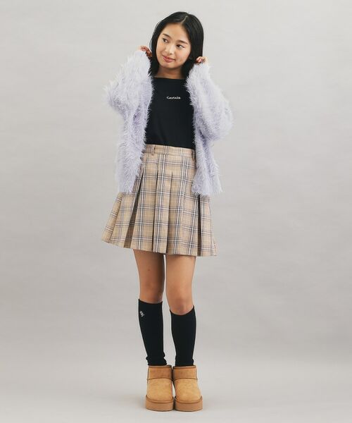 PINK-latte / ピンク ラテ カーディガン・ボレロ | ウォッシャブルロゴシャギーニットカーディガン | 詳細17