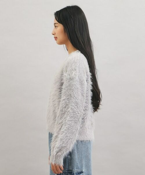 PINK-latte / ピンク ラテ カーディガン・ボレロ | ウォッシャブルロゴシャギーニットカーディガン | 詳細2