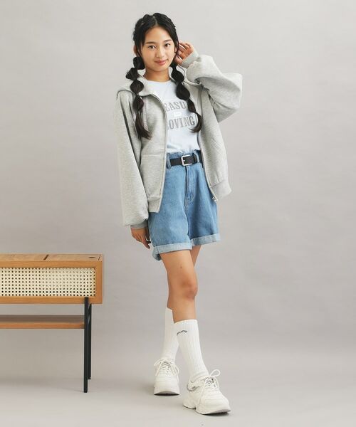 PINK-latte / ピンク ラテ カーディガン・ボレロ | ダンボールポンチパーカー | 詳細9