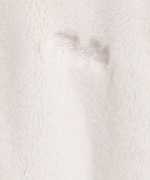 PINK-latte / ピンク ラテ レザーブルゾン・ジャケット | フード付きフェイクファーブルゾン | 詳細12