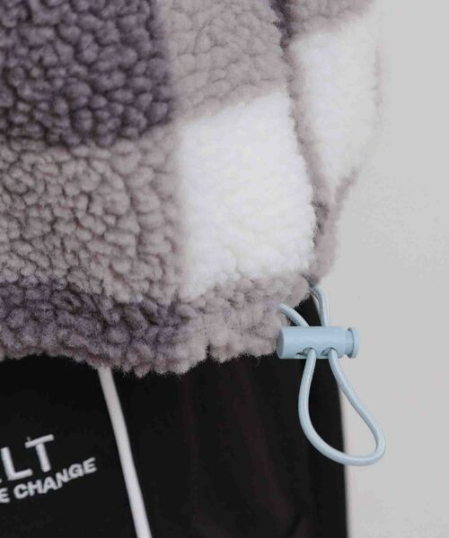 PINK-latte / ピンク ラテ レザーブルゾン・ジャケット | ボアリバーシブルブルゾン | 詳細11