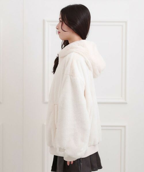 PINK-latte / ピンク ラテ レザーブルゾン・ジャケット | リバーシブルフェイクファーブルゾン | 詳細9