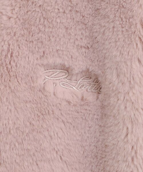 PINK-latte / ピンク ラテ レザーブルゾン・ジャケット | 耳付きフェイクファーブルゾン | 詳細21
