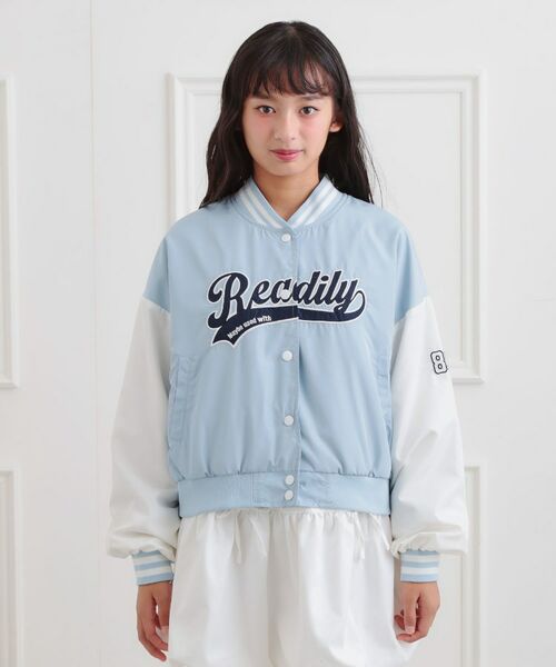 PINK-latte / ピンク ラテ その他アウター | ロゴアップリケスタジャン | 詳細1