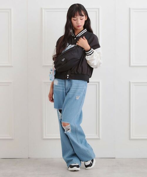 PINK-latte / ピンク ラテ その他アウター | ロゴアップリケスタジャン | 詳細12