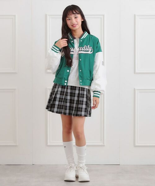 PINK-latte / ピンク ラテ その他アウター | ロゴアップリケスタジャン | 詳細16