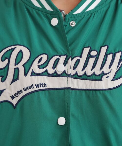 PINK-latte / ピンク ラテ その他アウター | ロゴアップリケスタジャン | 詳細17