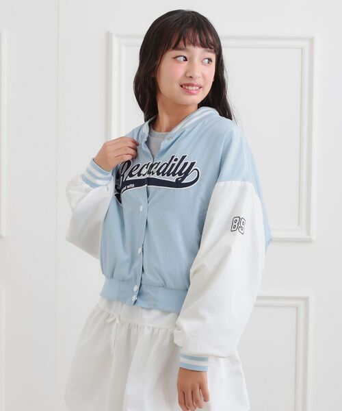 PINK-latte / ピンク ラテ その他アウター | ロゴアップリケスタジャン | 詳細18