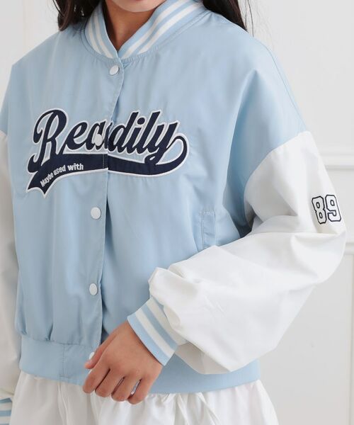 PINK-latte / ピンク ラテ その他アウター | ロゴアップリケスタジャン | 詳細5